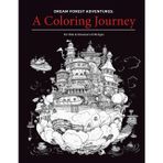 Dream Forest Adventures: A Coloring Journey – For Kids and Dreamers of All Ages: Magical black-background coloring book with whimsical creatures and a continuous bedtime story