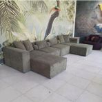 Dream Garden Angelo 6 Modül Modüler Köşe Koltuk Takımı Yeşil