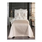 Dream Of Lady Amsterdam 9 Parça Krem Rengi Gelin Seti %100 Pamuklu Pikeli Nevresim Takımı Çeyiz Seti