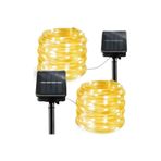 Dream Plus Hortum Kaplama Solar Güneş Enerjili 10metre 100 Led Şerit Led Aydınlatma Dekorasyon Dış Mekan