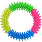 Dream Plus Renkli Köpek Isırma Çemberi Silikon Oyuncak 9,5 cm