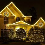 Dream Plus Solar Güneş Enerjili 10M Hortum 100 LED Şerit LED Işık Aydınlatma Dekorasyon Dış Mekan Lambası - Sarı