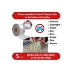 Dream Plus Süper Güçlü Su Sızdırmaz Çamur Bant 5mt X 5cm Tamir Çatlak Boru Bandı. Çatı Izolasyon Bandı 5mx5cm