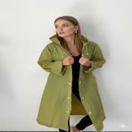 Dream Plus Unisex Eva Kumaş Su Rüzgar Geçirmez Yağmurluk - Standart - Haki