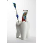 dream3d Beyaz Diş Şeklinde Diş Fırçası Ve Diş Macunu Kutusu