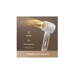 Dreame 1100 W Vaccumix Dreamez Hair Glory Saç Kurutma Makinesi Beyaz , Led Gösterge +2 YIL GARANTİ