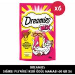 Dreamies Dreamies Sığırlı Peynirli 60 gr 6x