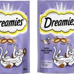 Dreamies Kedi Ödül Yaş Mama Ördekli 60 Gram 2 Adet
