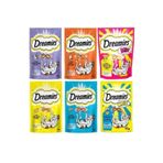 Dreamies Kedi Ödülü Seti Sığırlı, Somonlu, Peynirli, Tavuklu, Somonlu Peynir, Ördekli 6 Adet