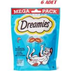 Dreamies Mega Somonlu Kedi Ödül Maması 180 Gr 6 Adet Yetişkin Kediler İçin Lezzetli Atıştırmalık