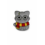 DREAMIOGIFTANDBOX Harry Potter Temalı Kedi Metal Rozet Pin Broş Çanta Ceket Aksesuar Sevimli Tasarım