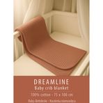 Dreamline Bebek Karyola Battaniyesi %100 Pamuk Kiremit