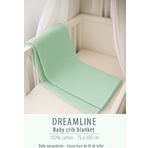 Dreamline Bebek Karyola Battaniyesi %100 pamuk mint yeşili