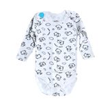 Dreams Kuzulu Uzun Kollu Bebek Çıtçıtlı Body (BabyToo) KREM 12-18 AY