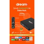 Dreamstar i1 Pro | Android TV Box | Android 14 | 6K Ultra HD | WiFi | Akıllı Kumanda | HDMI Kablo Hediye