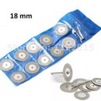 Dremel İçin Mini Elmas Taşlama Kesme Tekerlek Disk Testere 10 Adet 18 mm