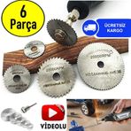 Dremel Matkap Testere Diski 6 Parça Set İnce Kesim Mini Testere Hobi Testeresi Matkap Ucu Testeresi