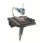 Dremel MS20 Moto-Saw Tezgahüstü Kıl Testere (Dekupaj Testeresi), 1 Bağlantı Parçası + 5 Aksesuar, Alaşım Çelik Bıçak