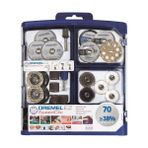 Dremel (Sc725) 70 Parça Speedclic Çok Amaçlı Aksesuar Seti Hızlı Değiştirme Özelliği ile Kolay Kullanım
