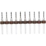 Dremel Uyumlu Matkap Ucu Karbür Delme Mikro 10 Parça 1.60 mm - Altın