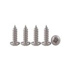 Drenky 100 adet ağaç vidası 3x10 mm paslanmaz çelikten panhead vidalar A2 Phillips girinti tam dişli m4 vidalar sunta vidaları tava başlı kendinden kılavuzlu vidalar üniversal vidalar