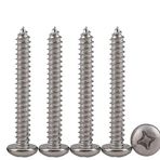Drenky 100 adet ahşap vida 3x30 mm paslanmaz çelikten yapılmış panhead vida A2 Phillips girintili tam dişli m3 vida sunta vidaları tava başlı kendinden kılavuzlu vidalar üniversal vidalar