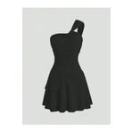 Dressco Lisa - Tek Omuz Fırfırlı Elbise