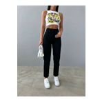 dressmix Milano Leo 90's Mila Star All Blue Simsiyah Jean Pantolon (Yeni Sezon)