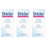 Driclor Anti-Perspirant 3x20 ml Roll-On