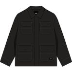 Drill Chore Nylon Jacket Erkek Siyah Mont - VN000P78