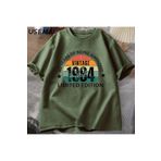 Drippy 40th doğum günü erkek tişört yapılan 1984 Vintage Tshirt 40 yaşında T shirt erkekler için rah