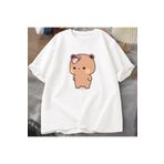 Drippy Erkekler T-shirt sevimli karikatür Bubu Dudu Tshirt At Flip-flop atma komik pamuk kısa kollu Drippy-Trap-Trend-3357