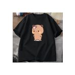 Drippy Erkekler T-shirt sevimli karikatür Bubu Dudu Tshirt At Flip-flop atma komik pamuk kısa kollu