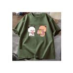 Drippy Mutlu doğum günü PANDA ayı T-shirt erkekler Bubu ve Dudu aşk grafik T shirt Harajuku pamuk kı