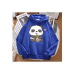 Drippy Pandalar aşk içme inci süt çay baskılı kapüşonlu svetşört erkekler Harajuku sıcak Hoody moda Drippy-Sweatshirt-Retro-1414