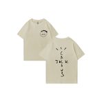 Drippy Rapçi Kaktüs Jack vintage tişört Erkek Kadın Retro Hip Hop streetwear Moda Rahat Gevşek Pamuk