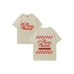 Drippy Sıcak satış Pizza gezegen Hip Hop grafik T shirt erkek kadın harajuku Vintage kısa kollu tişö