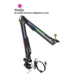 DRİTON DS-10S SİYAH PRO RGB Profesyonel Oyuncu ve Yayıncı Mikrofon Masa Standı