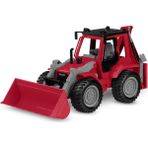 Driven Kazıcı - Yükleyici Oyuncak Araç 3+ Yaş İçin Gerçekçi Motor Sesleriyle Kırmızı
