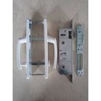 Drl Hirdavat Pvc - Pen Banyo - Wc Kapı Kolu Kilit Seti - Alüminyum Gri