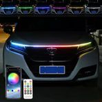 Drl Ön Kaput Gündüz Ledi App Ve Kumanda Kontrol 1.5 Metre Rgb Led Şerit Golf 8 Dizayn