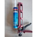 Drl Plastik Silikon Tabancası + Dayson Gri Pu Silikon - Bordo