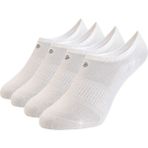 Drl Socks Drlsocks Bambu Sneakers Çorap (Kadın & Erkek, 4'lü Set – Dikişsiz, Görünmez, Antibakteriyel) - 43 - 46 - Beyaz