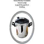 Drmshop Karaca Marsilya 7 Lt Düdüklü Tencere Lastiği Iç Çap 22 cm Dış Çap 24 cm