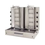 DRN DRNDACG-10 10 Radyanlı Çiftli 110x70x115 cm Alttan Motorlu Gazlı Döner Ocağı