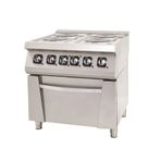 DRN DRNEK-1270 6'lı 6 Ocak 1 Fırın 120x73x85 cm Elektrikli Kuzine