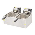 DRN DRNFRTE-88 8+8 lt Ekonomik 71x44x30 cm Elektrikli Fritöz