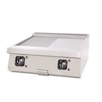 DRN Elektrikli Yarı Oluklu Yarı Düz Pleyt Izgara Set Üstü 120x73x30 cm DRNEL-1270ND