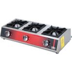DRN Endüstriyel Set Üstü Mini Ocak 3'lü 75 x25 cm LPG