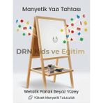 Drn Kids ve Eğitim Drn Kidsve Eğitim ,manyetik Çift Taraflı Yazı Tahtası 117 Parça Magnet,15 Renkli Tebeşir 1 Adet Silgi ve Kalem